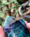 Chunky rainbow fluorite tower 15 new