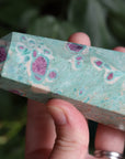 Ruby in fuchsite and kyanite tower 3