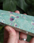 Ruby in fuchsite and kyanite tower 3