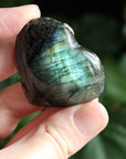 Labradorite heart 13