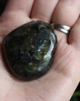 Labradorite heart 17