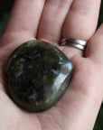 Labradorite heart 17