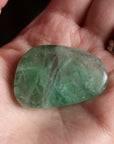 Large rainbow fluorite tumbled stone 11