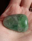 Large rainbow fluorite tumbled stone 11