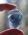 Large rainbow fluorite tumbled stone 12 new