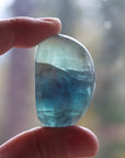 Large rainbow fluorite tumbled stone 13 new