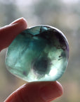 Large rainbow fluorite tumbled stone 14 new