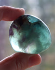 Large rainbow fluorite tumbled stone 14 new