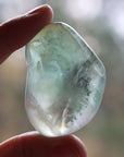 Large rainbow fluorite tumbled stone 15