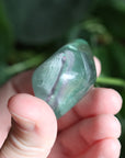 Large rainbow fluorite tumbled stone 15