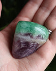 Large rainbow fluorite tumbled stone 18 new