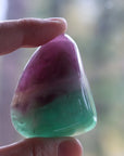Large rainbow fluorite tumbled stone 18 new