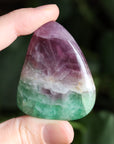 Large rainbow fluorite tumbled stone 18 new