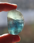 Large rainbow fluorite tumbled stone 13 new