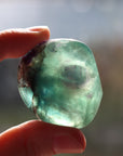 Large rainbow fluorite tumbled stone 14 new