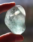 Large rainbow fluorite tumbled stone 15