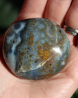 8th vein ocean jasper pocket stone 25