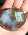 8th vein ocean jasper pocket stone 28