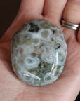 Old stock ocean jasper pocket stone OS9