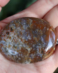 Old stock ocean jasper pocket stone OS10