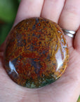 Old stock ocean jasper pocket stone OS12