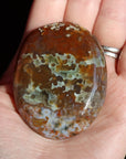 Old stock ocean jasper pocket stone OS10