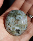 Old stock ocean jasper pocket stone OS9