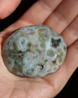 Old stock ocean jasper pocket stone OS9