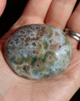 Old stock ocean jasper pocket stone OS9