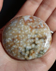 Old stock ocean jasper pocket stone OS11