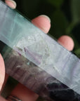 Rainbow fluorite tower 7