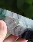 Rainbow fluorite tower 7