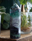 Rainbow fluorite tower 7