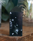 Moss agate tower 4