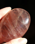 Rose quartz pocket stone 1 new