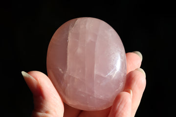 Rose quartz pocket stone 2 new