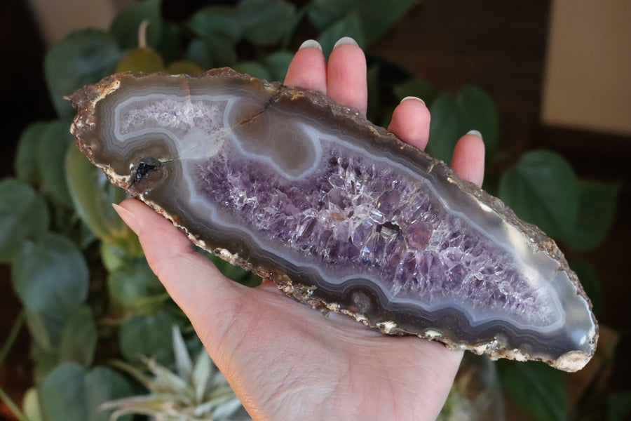 Amethyst slice 1- discounted due to repair new