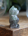 Rainbow fluorite cat 9 new