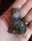 Rainbow fluorite cat 9 new