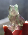 Rainbow fluorite cat 9
