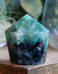 Chunky rainbow fluorite tower 21 new
