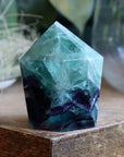 Chunky rainbow fluorite tower 21 new