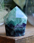 Chunky rainbow fluorite tower 21 new
