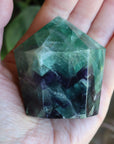 Chunky rainbow fluorite tower 21 new