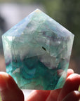 Chunky rainbow fluorite tower 22 new