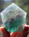 Chunky rainbow fluorite tower 22 new