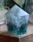 Chunky rainbow fluorite tower 22 new