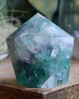 Chunky rainbow fluorite tower 22 new
