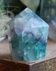 Chunky rainbow fluorite tower 22 new