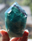 Chunky rainbow fluorite tower 24 new